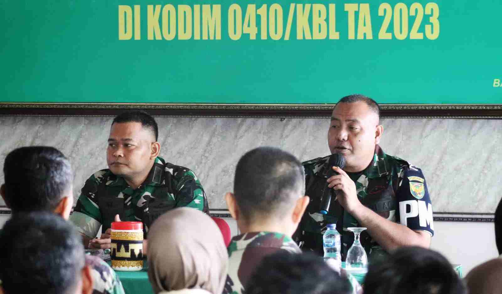 Cegah Pelanggaran Hukum, Kodim KBL Ikuti Sosialisasi Ops Gaktib dan Yustisi Polisi Militer Cegah Pelanggaran Hukum, Kodim KBL Ikuti Sosialisasi Ops Gaktib dan Yustisi Polisi Militer