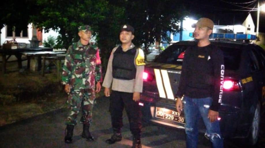 Wujud Sinergitas TNI-Polri Jajaran Polsek Rumbia Adakan Patroli Bersama
