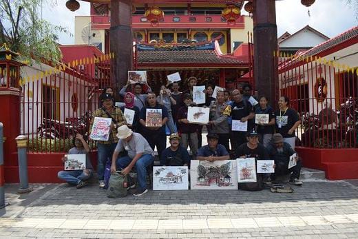 Ngobrolke Kutha Salatiga 2023, Nyeket Kelenteng Hok Tik Bio, Bareng Semarang Sketchwalk Ngobrolke Kutha Salatiga 2023, Nyeket Kelenteng Hok Tik Bio, Bareng Semarang Sketchwalk