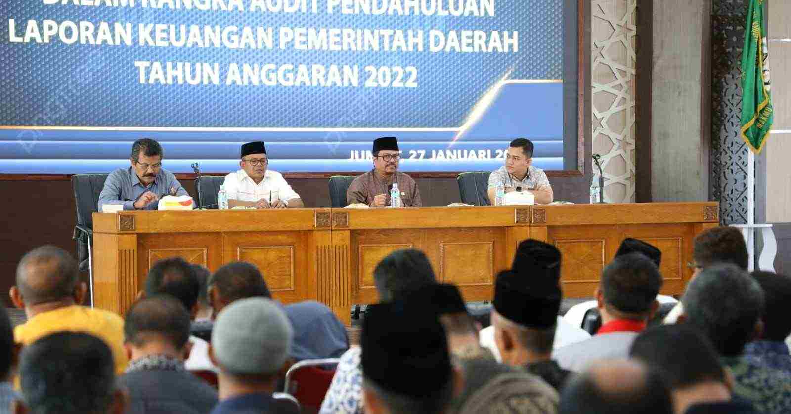 Pj Bupati Aceh Utara Harapkan SKPK Segera Selesaikan Laporan Keuangan Pj Bupati Aceh Utara Harapkan SKPK Segera Selesaikan Laporan Keuangan
