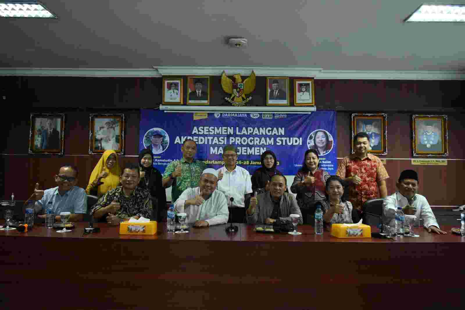 BAN-PT Asesmen Lapangan Prodi Manajemen IIB Darmajaya, Ini Harapan Rektor BAN-PT Asesmen Lapangan Prodi Manajemen IIB Darmajaya, Ini Harapan Rektor