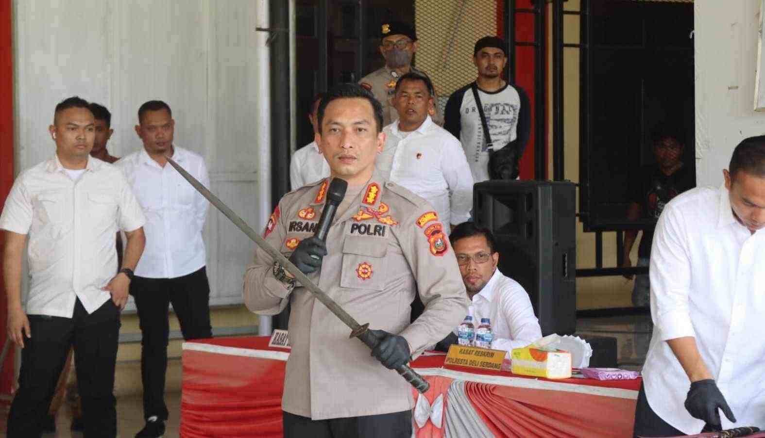 Kapolresta Akan Buru Dan Hancurkan Seluruh Ketua Genk Motor Di Deli Serdang Kapolresta Akan Buru Dan Hancurkan Seluruh Ketua Genk Motor Di Deli Serdang