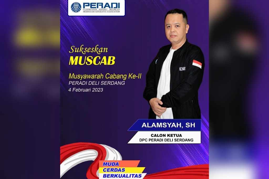 Muscab DPC Peradi,Alamsyah S.H Calon Ketua Tunggal Periode 2023-2028 Muscab DPC Peradi,Alamsyah S.H Calon Ketua Tunggal Periode 2023-2028
