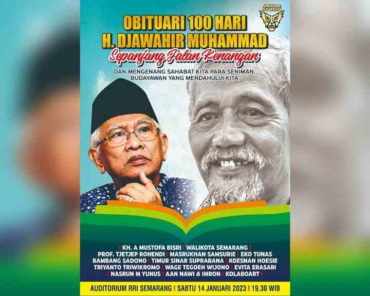 Aktor Studio Semarang Taja Obituari 100 Hari Djawahir Muhammad Aktor Studio Semarang Taja Obituari 100 Hari Djawahir Muhammad