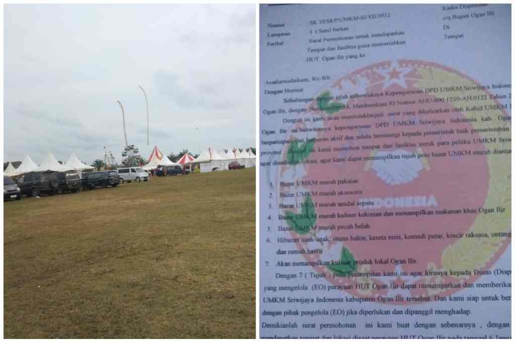 Berniat Sambut Event HUT OI, Ketua DPD UMKM Sriwijaya Indonesia Kecewa Berniat Sambut Event HUT OI, Ketua DPD UMKM Sriwijaya Indonesia Kecewa