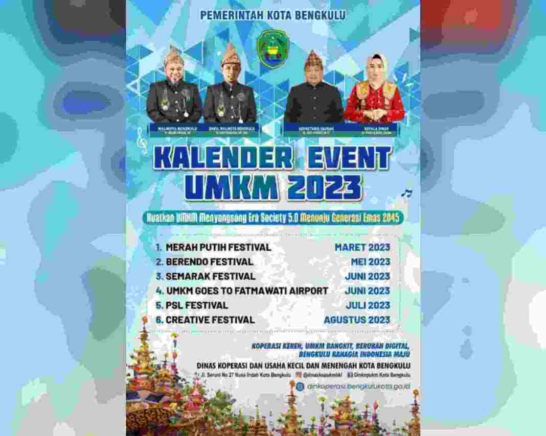 Hari Jadi Kota Bengkulu ke 304, Pemkot Persiapkan Salah Satunya UMKM di Kota Merah Putih Hari Jadi Kota Bengkulu ke 304, Pemkot Persiapkan Salah Satunya UMKM di Kota Merah Putih