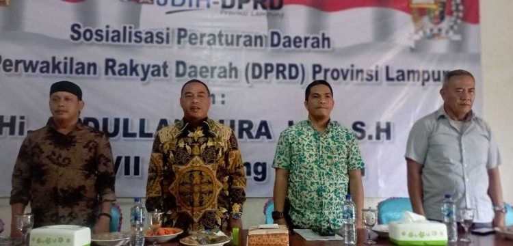 Rawan Konflik di Lamteng, Abdullah Sura Jaya Sosialisasikan Perda Rembug Desa Rawan Konflik di Lamteng, Abdullah Sura Jaya Sosialisasikan Perda Rembug Desa