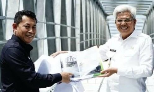 Penantian 40 Tahun Warga, Jembatan Air Sugihan Penghubung OKI-Banyuasin Dibangun Penantian 40 Tahun Warga, Jembatan Air Sugihan Penghubung OKI-Banyuasin Dibangun