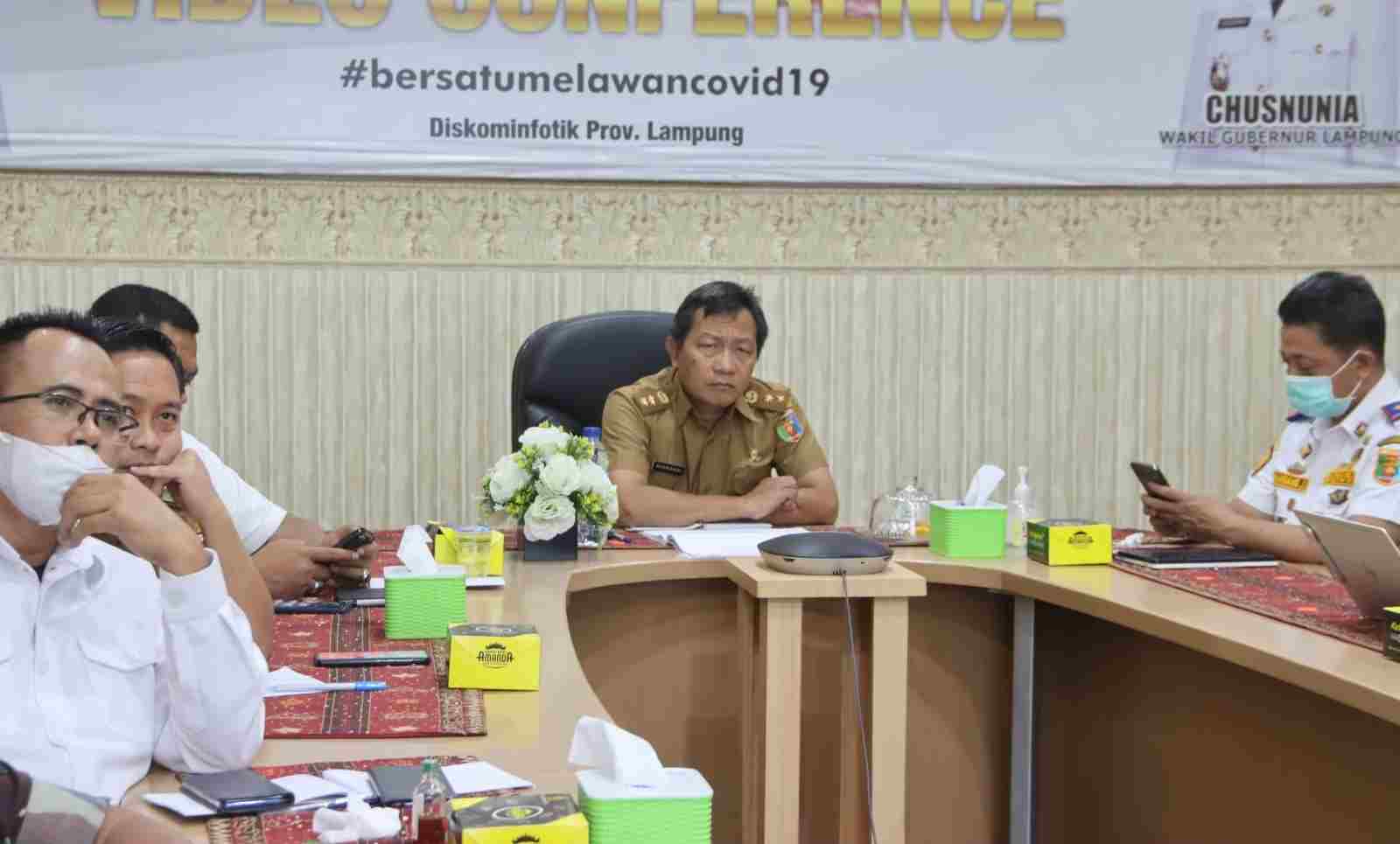 Pemprov Lampung Mengikuti Rakor Pengendalian Inflasi Daerah Bersama Mendagri Pemprov Lampung Mengikuti Rakor Pengendalian Inflasi Daerah Bersama Mendagri