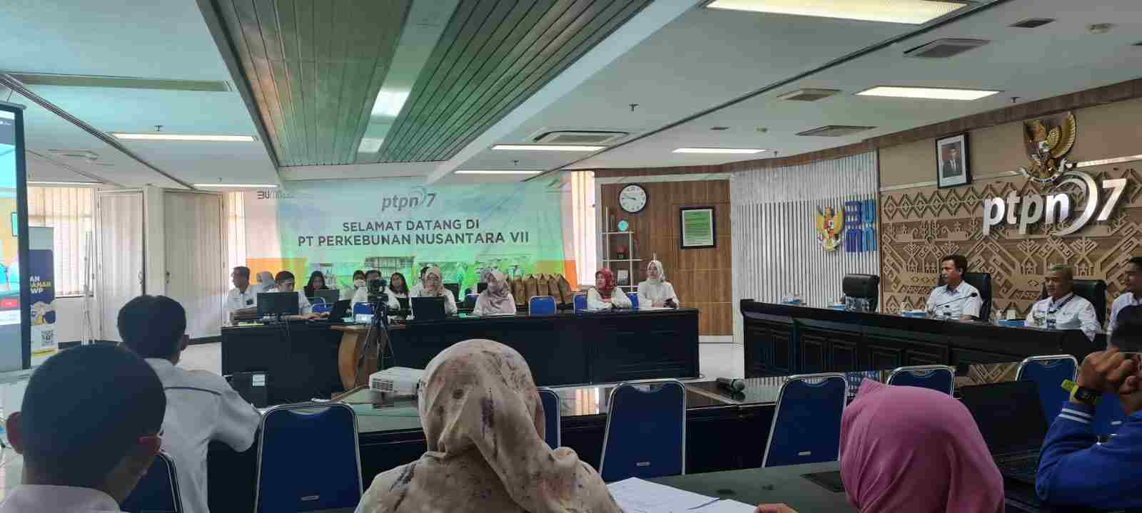 PTPN VII Sosialisasi Cara Pelaporan SPT Tahunan Wajib Pajak Pribadi dan Integrasi NIK PTPN VII Sosialisasi Cara Pelaporan SPT Tahunan Wajib Pajak Pribadi dan Integrasi NIK
