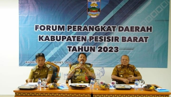 Bupati Resmi Membuka Kegiatan Forum Perangkat Daerah Pesisir Barat Tahun 2023 Bupati Resmi Membuka Kegiatan Forum Perangkat Daerah Pesisir Barat Tahun 2023
