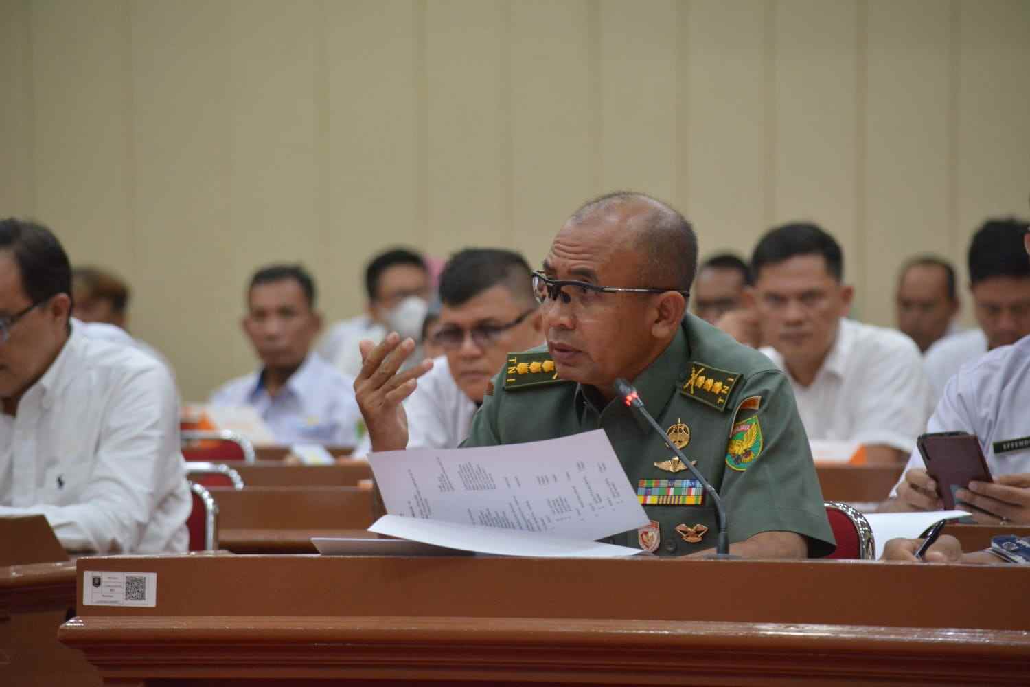 Hadiri Rapat Pemantapan Korem 043/Gatam Siap Sukseskan Peringatan Hari Jadi Ke- 59 Provinsi Lampung Hadiri Rapat Pemantapan Korem 043/Gatam Siap Sukseskan Peringatan Hari Jadi Ke- 59 Provinsi Lampung