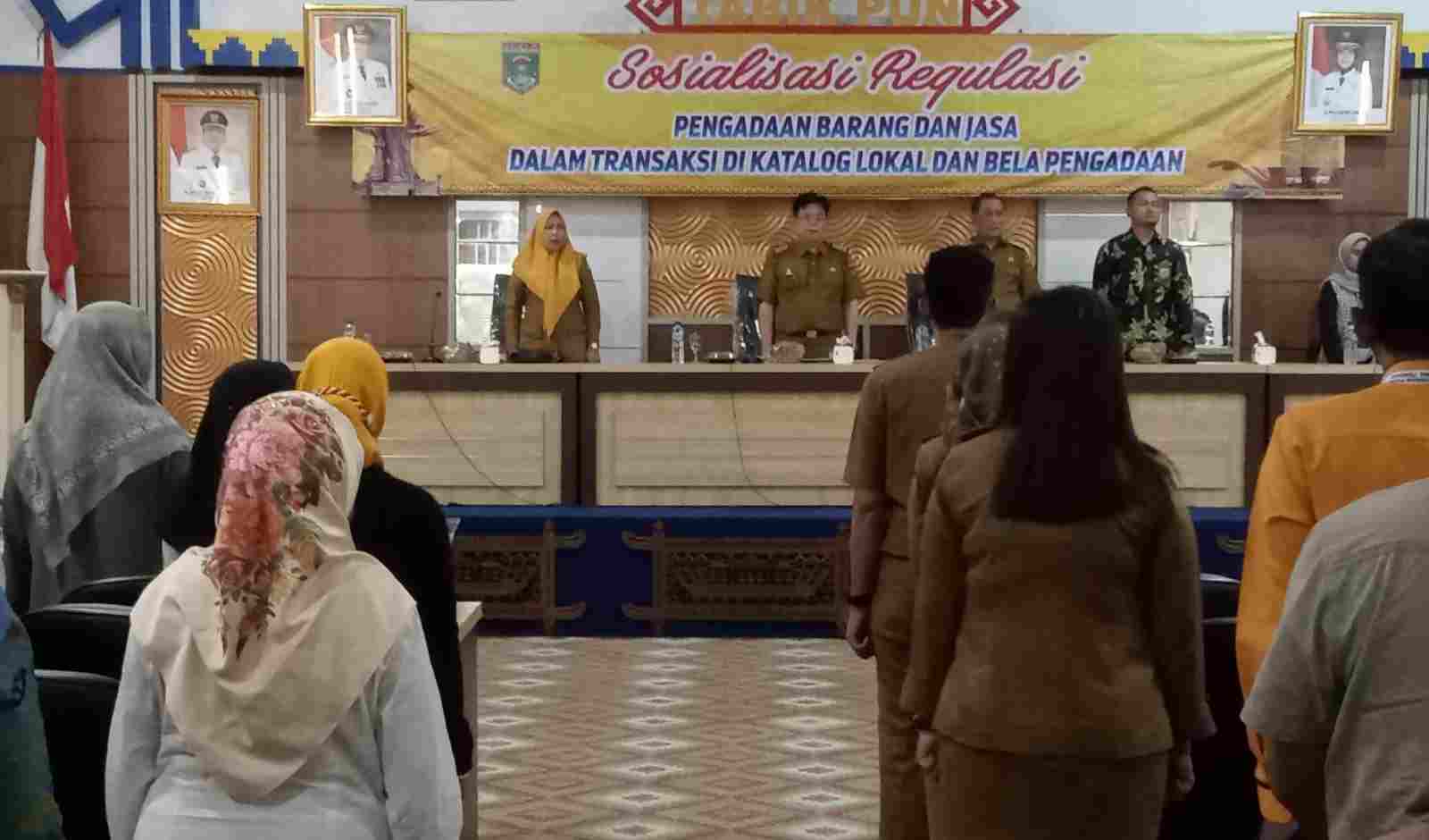 Bupati Lamteng Buka Sosialisasi Regulasi PBJ, Transaksi Dikatalog Lokal dan Bela Pengadaan Bupati Lamteng Buka Sosialisasi Regulasi PBJ, Transaksi Dikatalog Lokal dan Bela Pengadaan