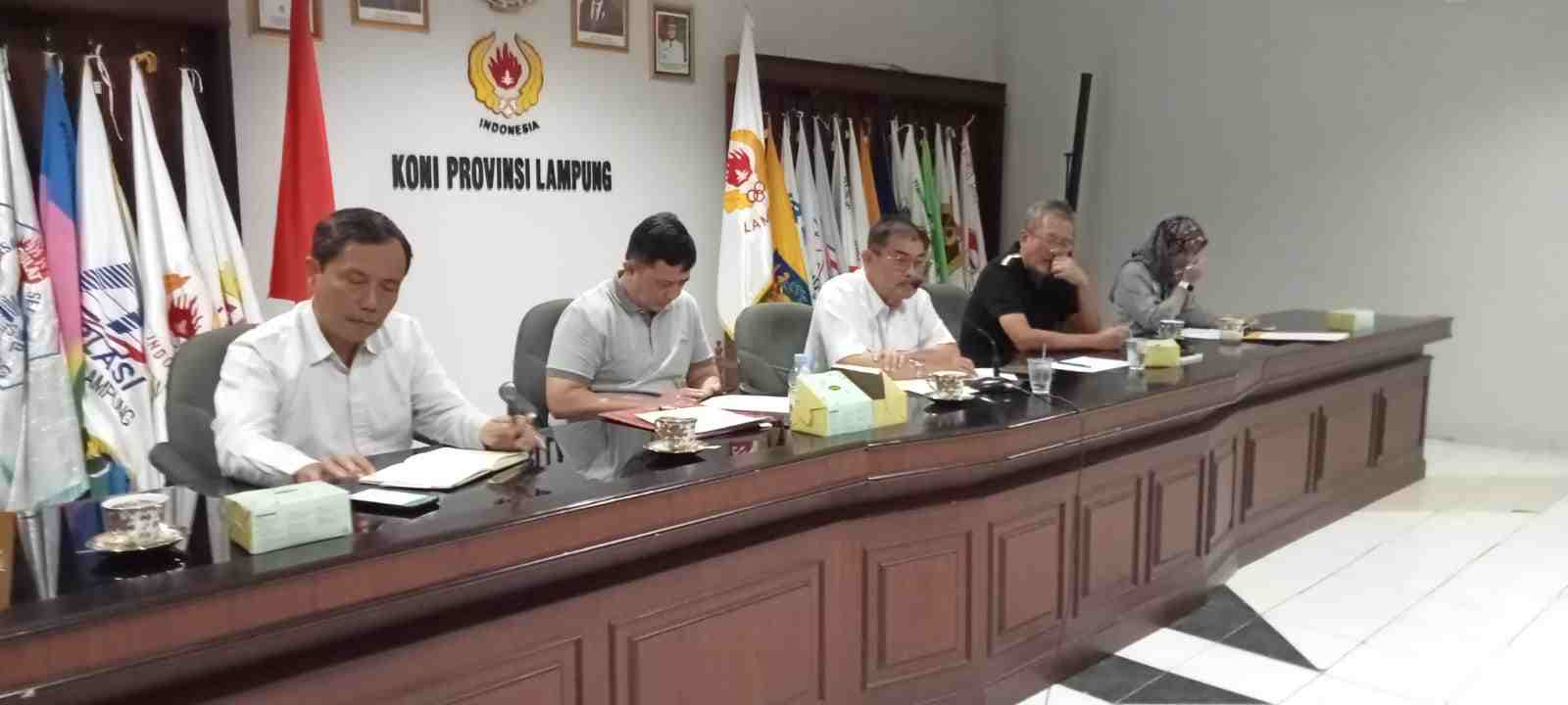 Rapat Perdana KONI, Bahas Persiapan Pelantikan Rapat Perdana KONI, Bahas Persiapan Pelantikan