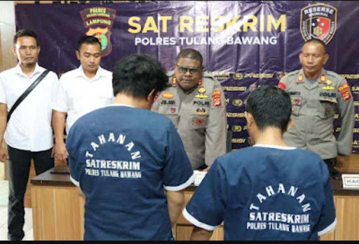 Kapolres Tulang Bawang Ungkap Modus Operandi Kasus Pencurian Mobil Kapolres Tulang Bawang Ungkap Modus Operandi Kasus Pencurian Mobil