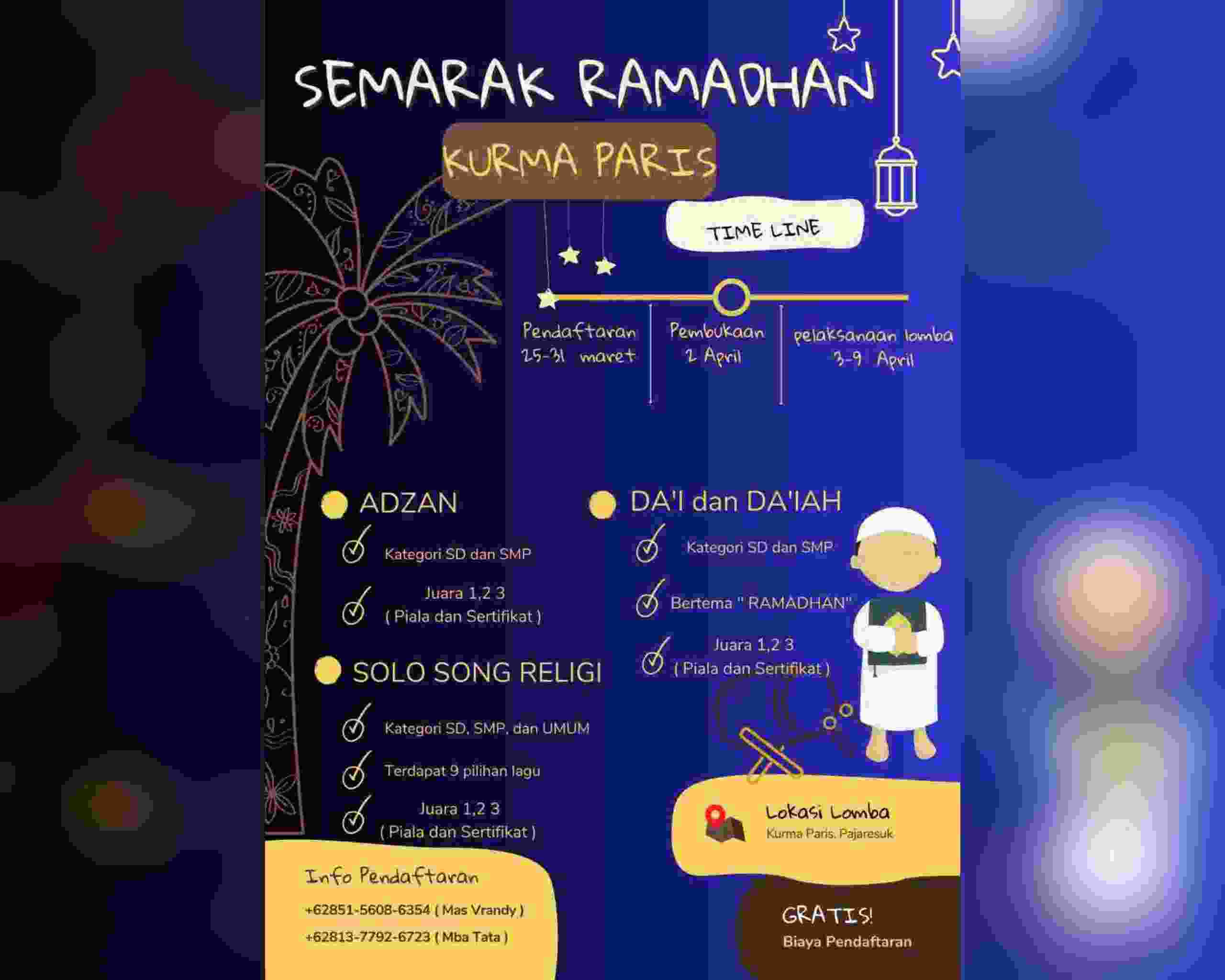KURMA PARIS Kembali Menggelar Semarak Ramadhan 3 KURMA PARIS Kembali Menggelar Semarak Ramadhan 3