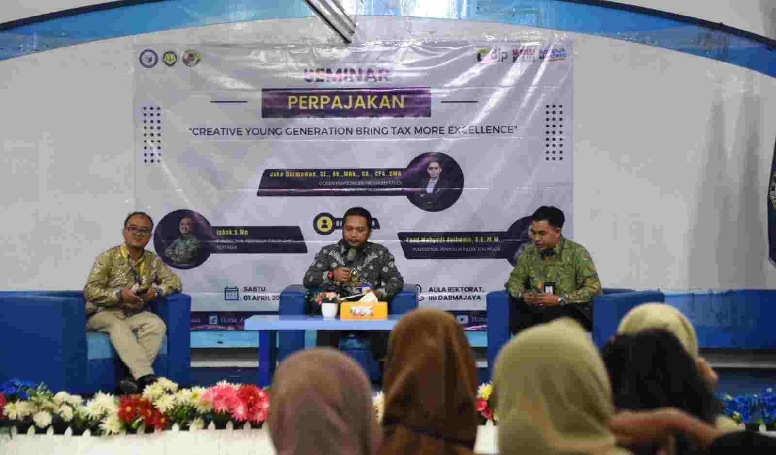 Hima Akuntansi IIB Darmajaya Gelar Seminar Perpajakan Hadirkan Narasumber DJP Bengkulu Lampung Hima Akuntansi IIB Darmajaya Gelar Seminar Perpajakan Hadirkan Narasumber DJP Bengkulu Lampung