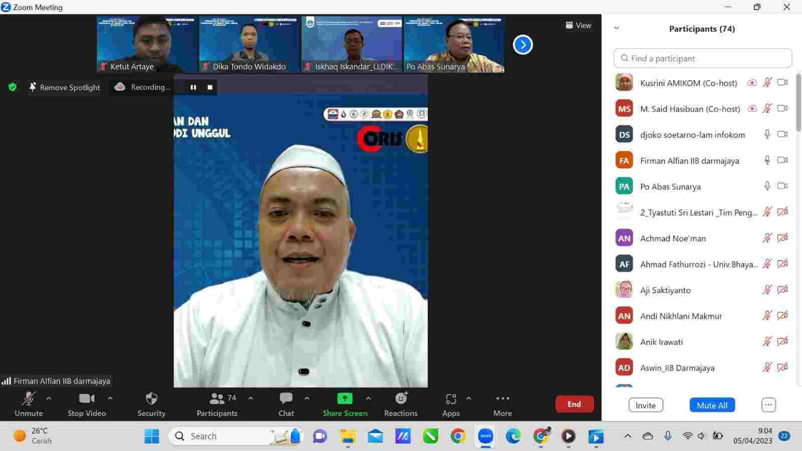 Coris–IndoCEISS dan IIB Darmajaya Gelar Webinar Pendampingan Penulisan Pengukuran LED Menuju Prodi Unggul Coris–IndoCEISS dan IIB Darmajaya Gelar Webinar Pendampingan Penulisan Pengukuran LED Menuju Prodi Unggul