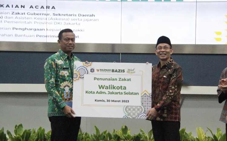 Jakarta Selatan Mendapatkan Penghargaan Pengumpul ZIS Tertinggi se-DKI Jakarta Jakarta Selatan Mendapatkan Penghargaan Pengumpul ZIS Tertinggi se-DKI Jakarta