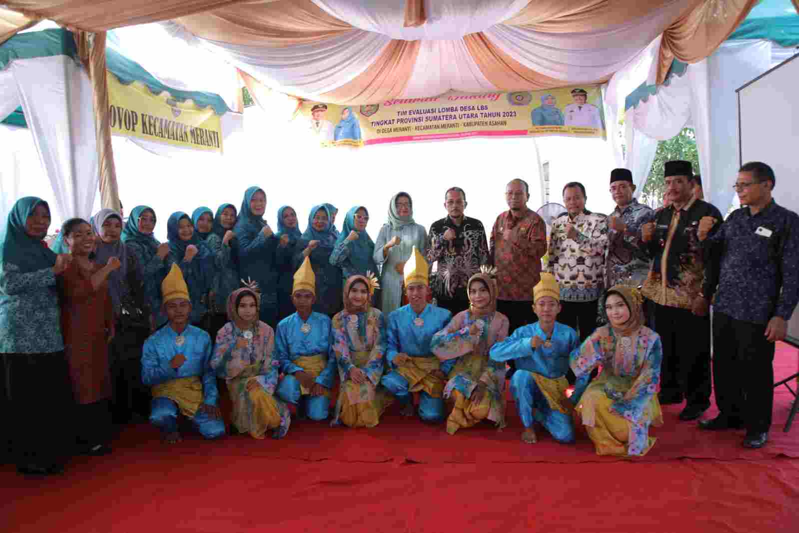 Tim Evaluasi Lomba LBS Tingkat Provsu Kunjungi Desa Meranti Tim Evaluasi Lomba LBS Tingkat Provsu Kunjungi Desa Meranti