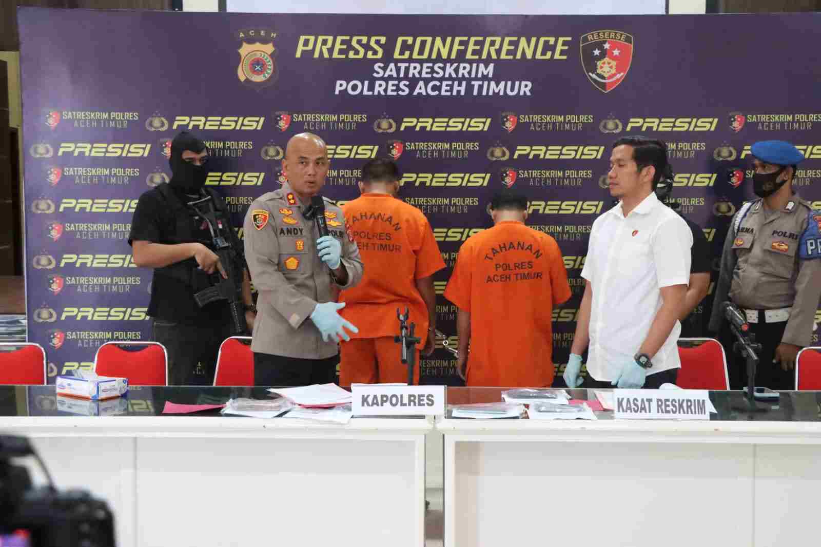 Polres Aceh Timur Bongkar Pelaku Penyelundup Pengungsi Rohingya Polres Aceh Timur Bongkar Pelaku Penyelundup Pengungsi Rohingya