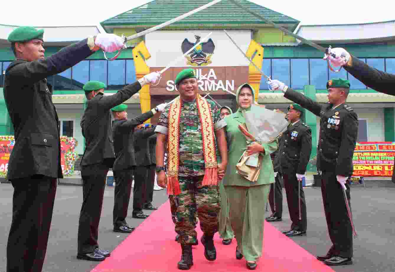 Korem 043/Gatam Gelar Tradisi Pelepasan Pejabat Lama Korem 043/Gatam Gelar Tradisi Pelepasan Pejabat Lama