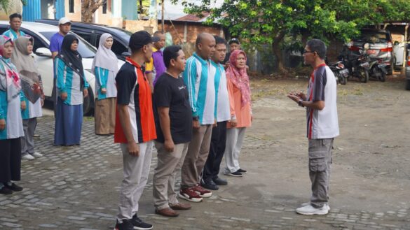 Di Inspektorat Selesai Apel, Asisten dan Kepala OPD kena Smash Wakil Walikota Di Inspektorat Selesai Apel, Asisten dan Kepala OPD kena Smash Wakil Walikota