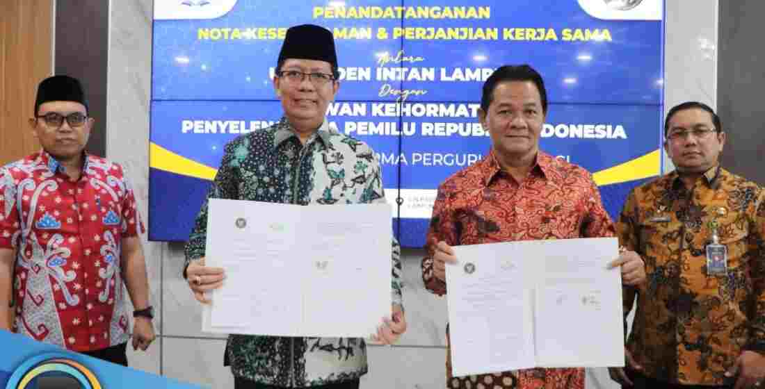 Siap Sukseskan Pemilu Berintegritas, UIN dan DKPP RI Teken MoU Siap Sukseskan Pemilu Berintegritas, UIN dan DKPP RI Teken MoU