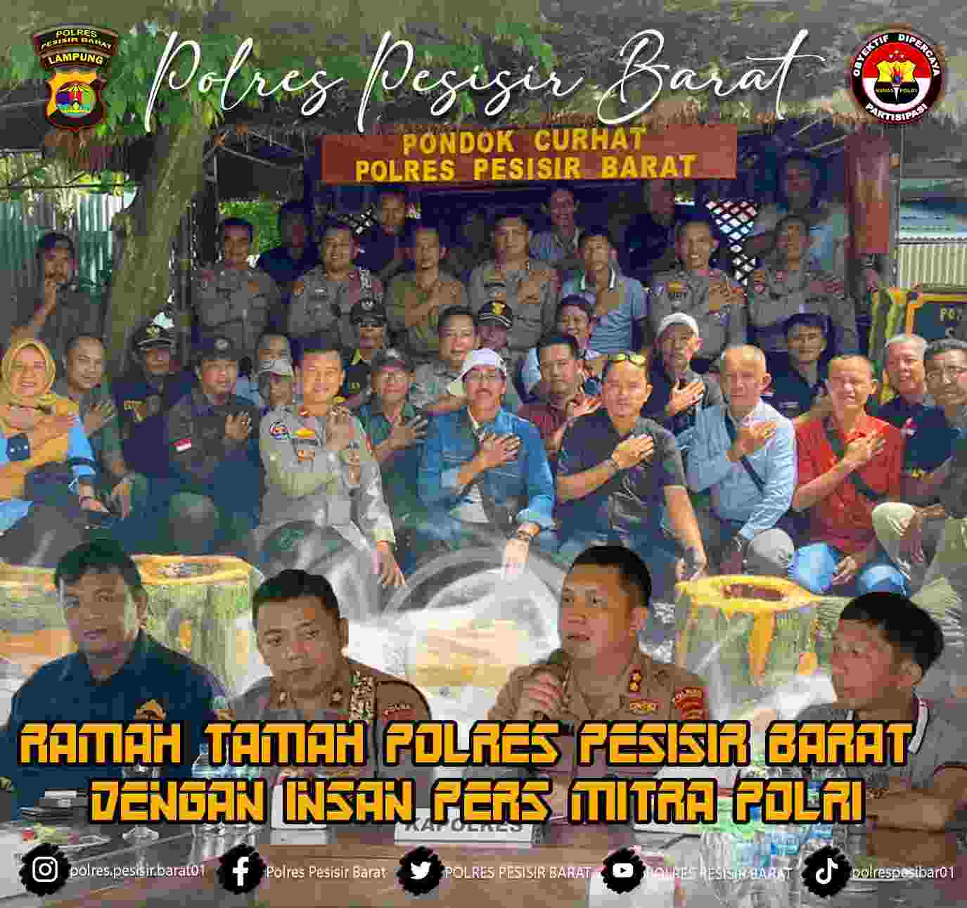 Media dan Polres Pesisir Barat Gelar Ramah Tamah Media dan Polres Pesisir Barat Gelar Ramah Tamah