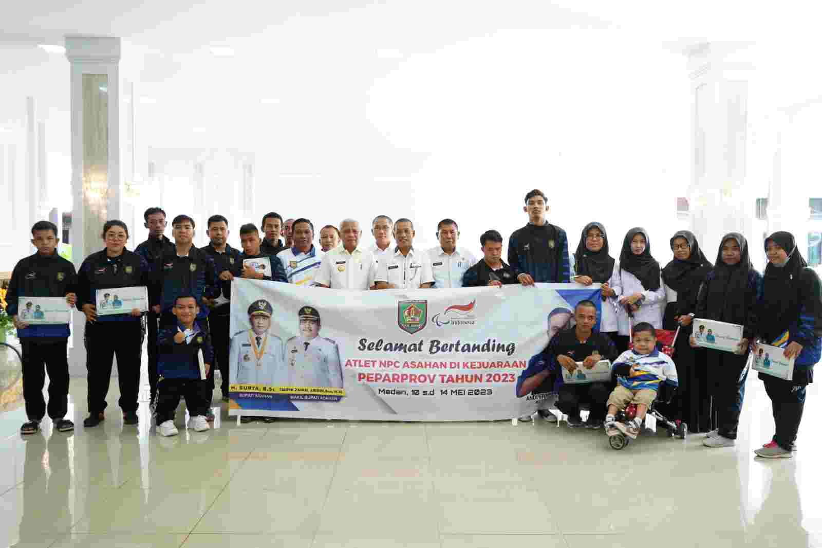 Bupati Surya Lepas Atlet NPC, Laga di Peparprov Sumut Bupati Surya Lepas Atlet NPC, Laga di Peparprov Sumut
