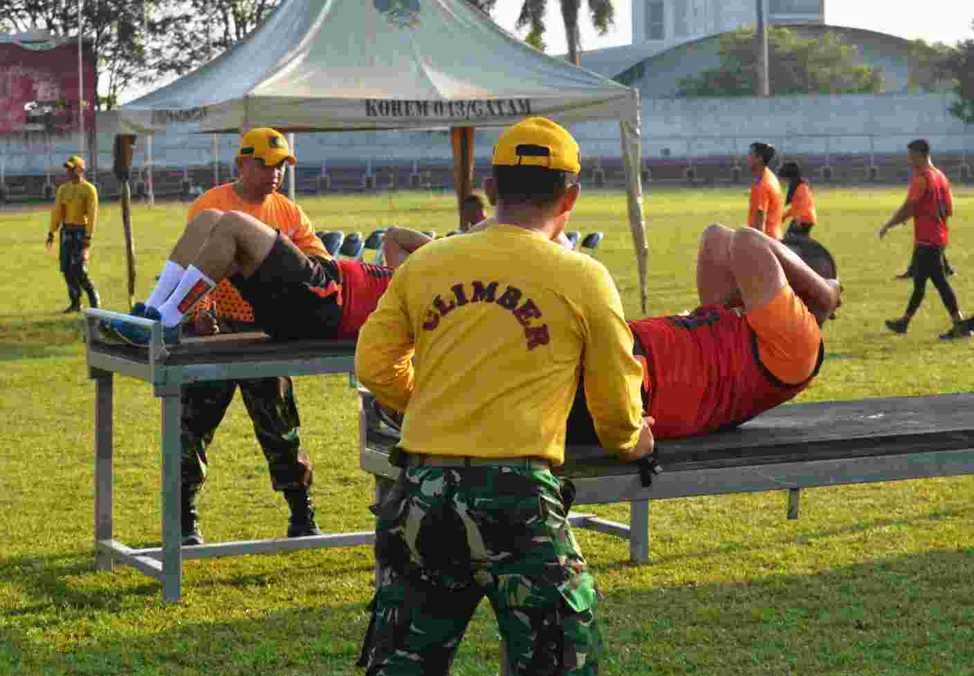 Ukur dan Uji Kemampuan Prajurit & PNS Korem 043/Gatam Ikuti Samapta Periodik I TA. 2023 Ukur dan Uji Kemampuan Prajurit & PNS Korem 043/Gatam Ikuti Samapta Periodik I TA. 2023