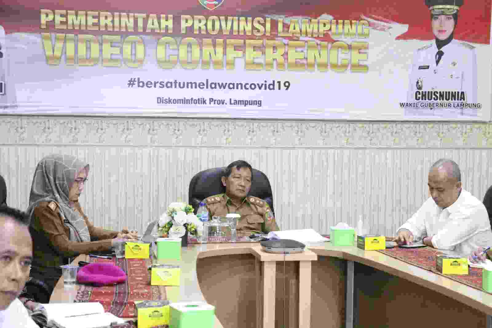 Pemprov Lampung Mengikuti Rakor Pengendalian Inflasi Daerah Bersama Mendagri Pemprov Lampung Mengikuti Rakor Pengendalian Inflasi Daerah Bersama Mendagri