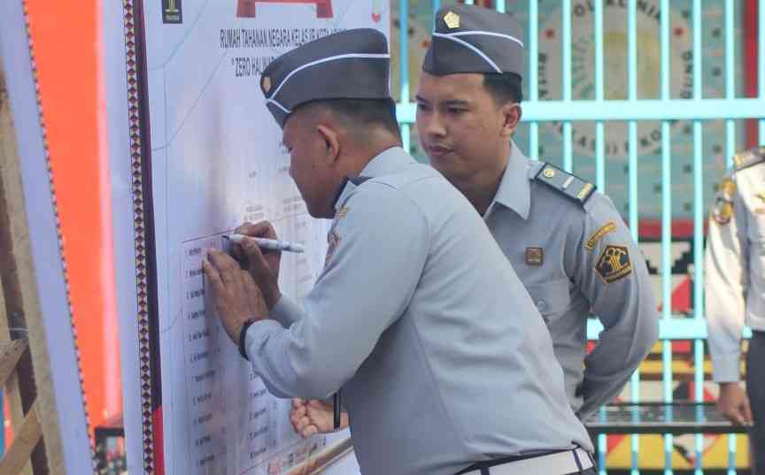 Rutan Kota Agung Deklarasikan Komitmen Zero Halinar Rutan Kota Agung Deklarasikan Komitmen Zero Halinar