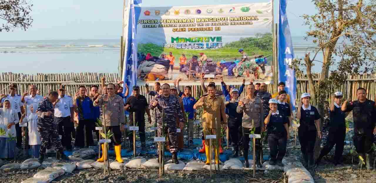 Lantamal I Belawan Resmikan Bagan Kuala Sebagai KBN dan Tanam 10.000 Mangrove Lantamal I Belawan Resmikan Bagan Kuala Sebagai KBN dan Tanam 10.000 Mangrove