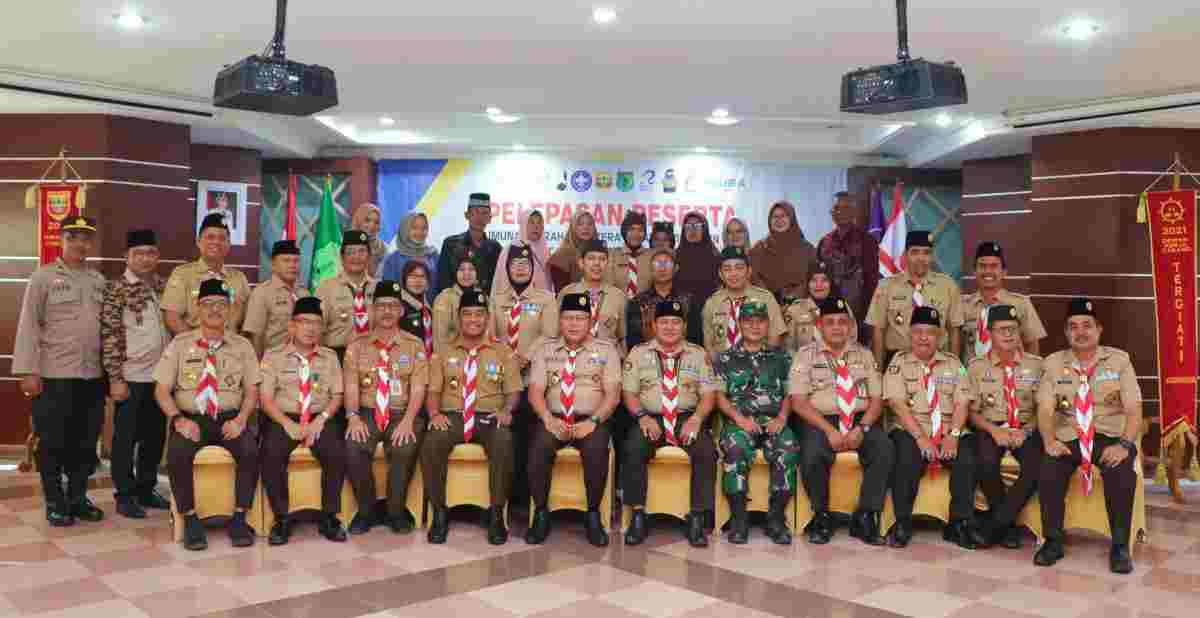 Pj Sekda Muba Lepas Kontingen Kwarcab Gerakan Pramuka RAIDA Sumsel ke-VIII Pj Sekda Muba Lepas Kontingen Kwarcab Gerakan Pramuka RAIDA Sumsel ke-VIII