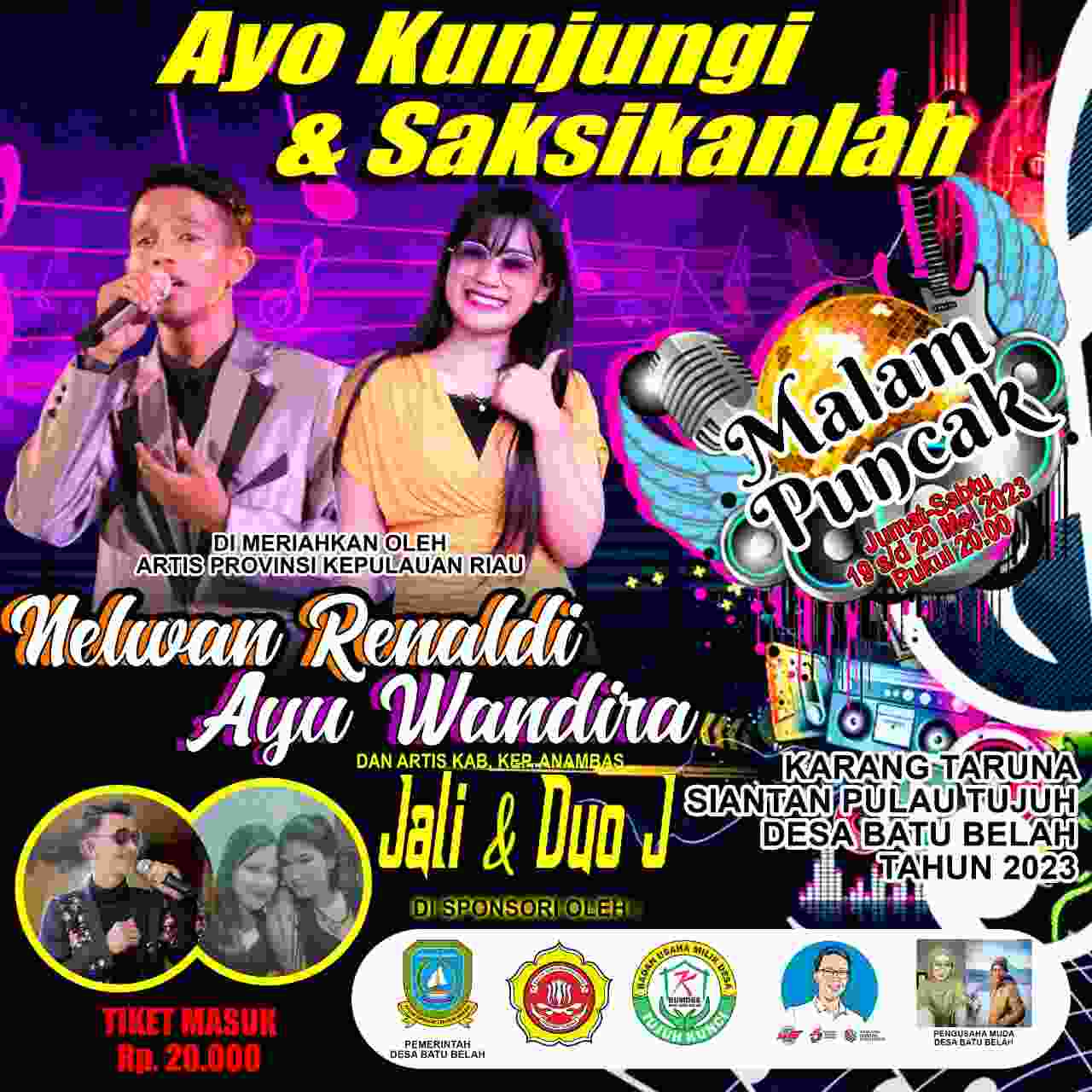 Malam Puncak Turnamen Voly Ball Desa Batu Belah Bakal Diramaikan Artis dari Kepri Malam Puncak Turnamen Voly Ball Desa Batu Belah Bakal Diramaikan Artis dari Kepri