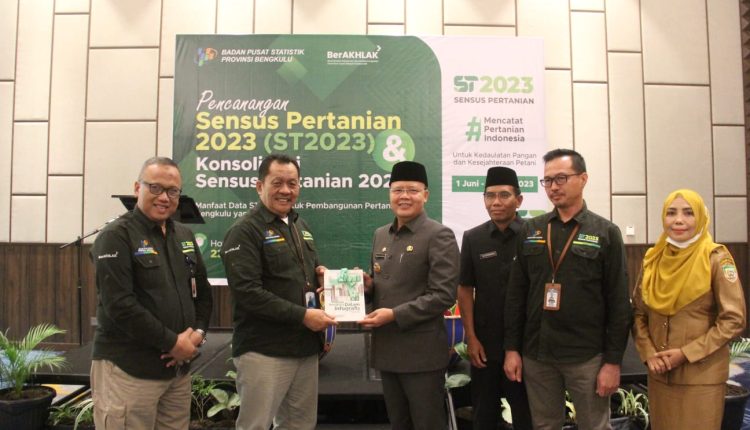 Sensus Pertanian 2023, Gubernur Bengkulu Dorong Perbaikan Sektor Pertanian Sensus Pertanian 2023, Gubernur Bengkulu Dorong Perbaikan Sektor Pertanian
