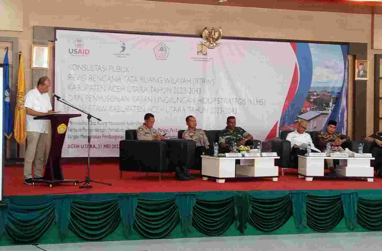 Aceh Utara Gelar Konsultasi Publik, Revisi RTRW dan KLHS 2023 – 2043 Aceh Utara Gelar Konsultasi Publik, Revisi RTRW dan KLHS 2023 – 2043