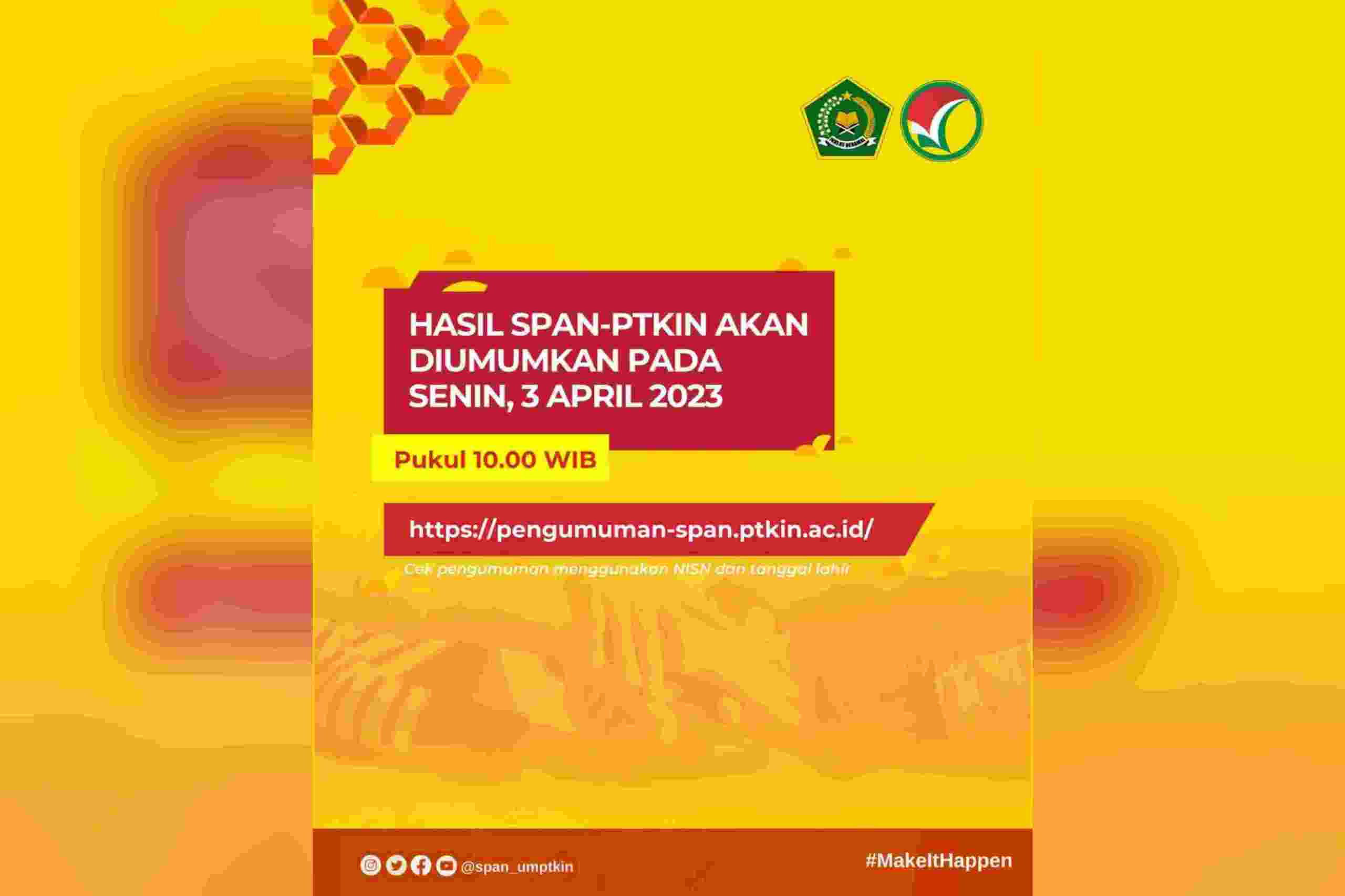 Diumumkan Besok, Berikut Link dan Cara Cek Kelulusan SPAN-PTKIN 2023 Diumumkan Besok, Berikut Link dan Cara Cek Kelulusan SPAN-PTKIN 2023