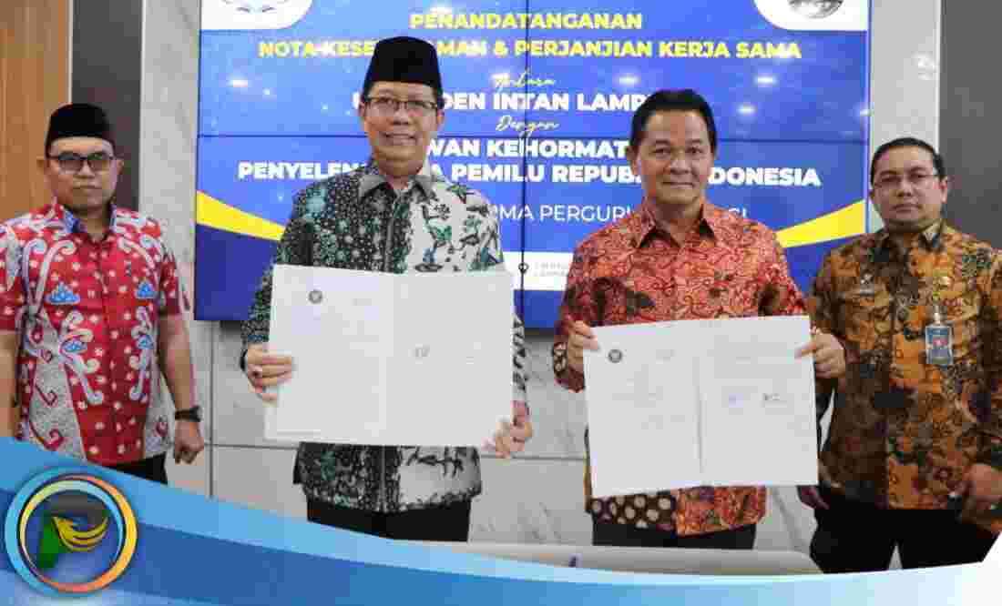 Siap Sukseskan Pemilu Berintegritas UIN dan DKPP RI Teken MOU Siap Sukseskan Pemilu Berintegritas UIN dan DKPP RI Teken MOU