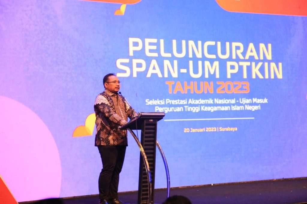 Peluncuran SPAN UM-PTKIN, Menag: Awas Jangan Sampai Korupsi Peluncuran SPAN UM-PTKIN, Menag: Awas Jangan Sampai Korupsi