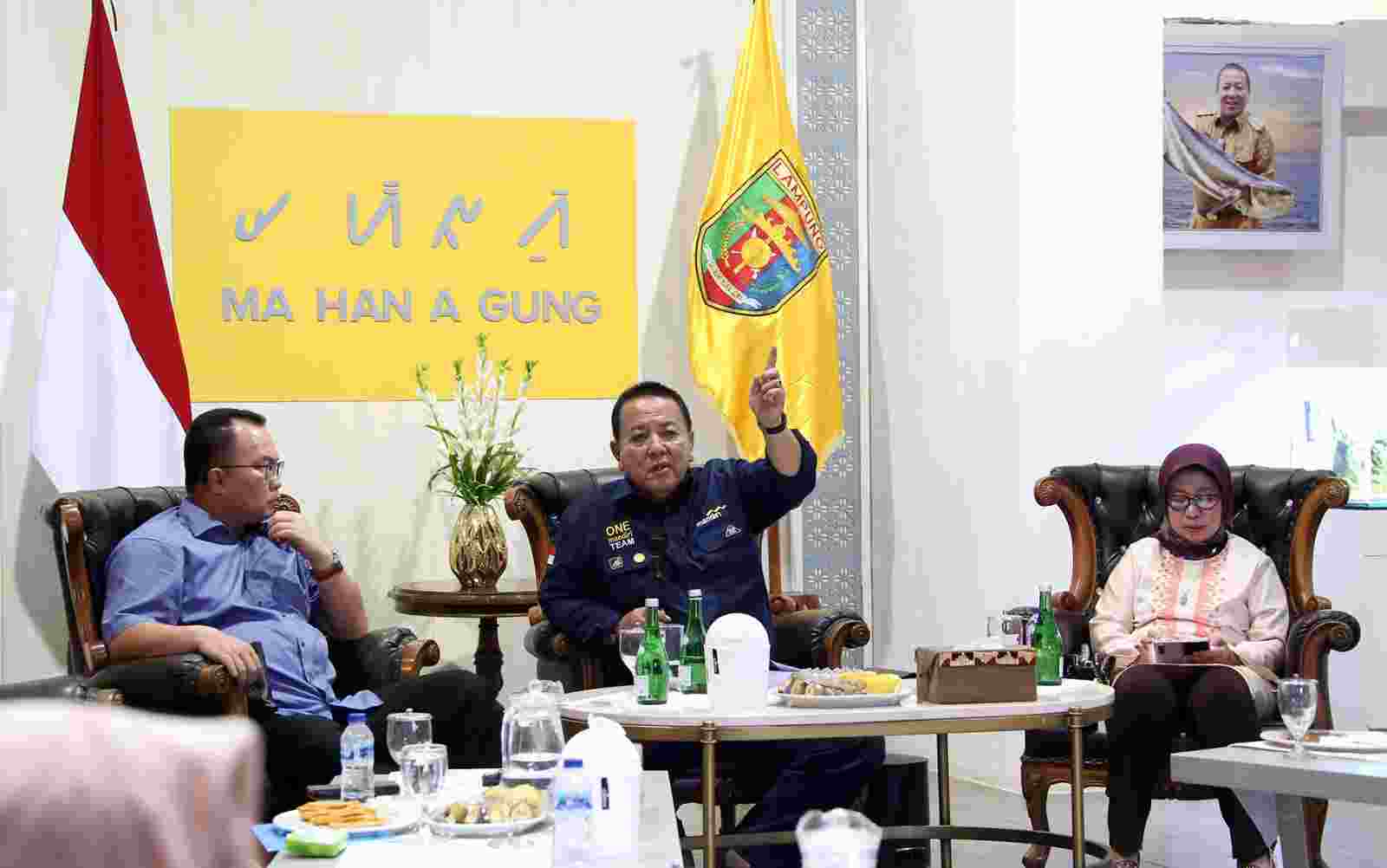 Majukan Pertanian di Lampung, Gubernur Arinal Bahas Kerja Sama dengan Rektor IPB dan Unila Majukan Pertanian di Lampung, Gubernur Arinal Bahas Kerja Sama dengan Rektor IPB dan Unila