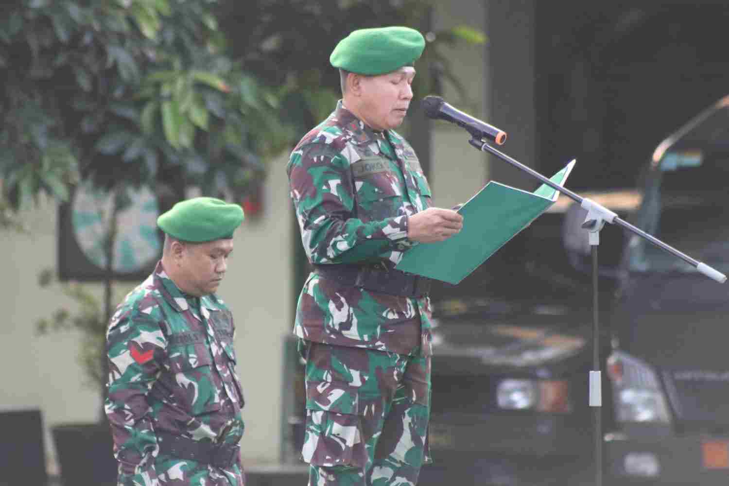 Pimpin Upacara, Danramil : Disiplin Adalah Nafas Bagi Prajurit dan PNS Kodim 0410/KBL Pimpin Upacara, Danramil : Disiplin Adalah Nafas Bagi Prajurit dan PNS Kodim 0410/KBL