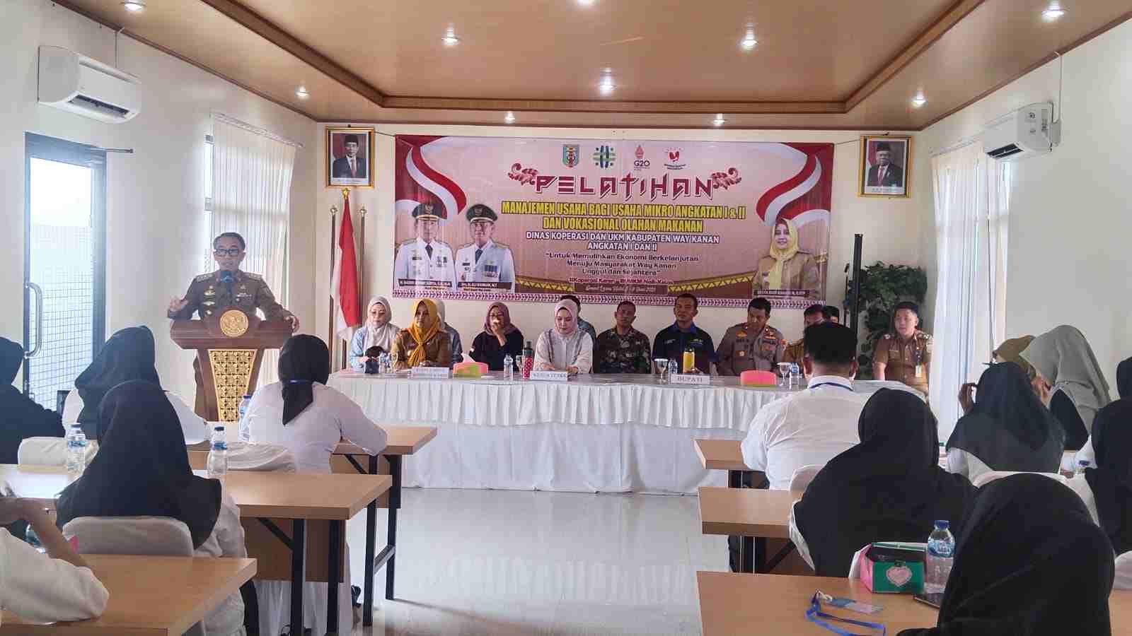 Bupati Way Kanan Buka Pelatihan Produktivitas Koperasi dan UKM Bupati Way Kanan Buka Pelatihan Produktivitas Koperasi dan UKM