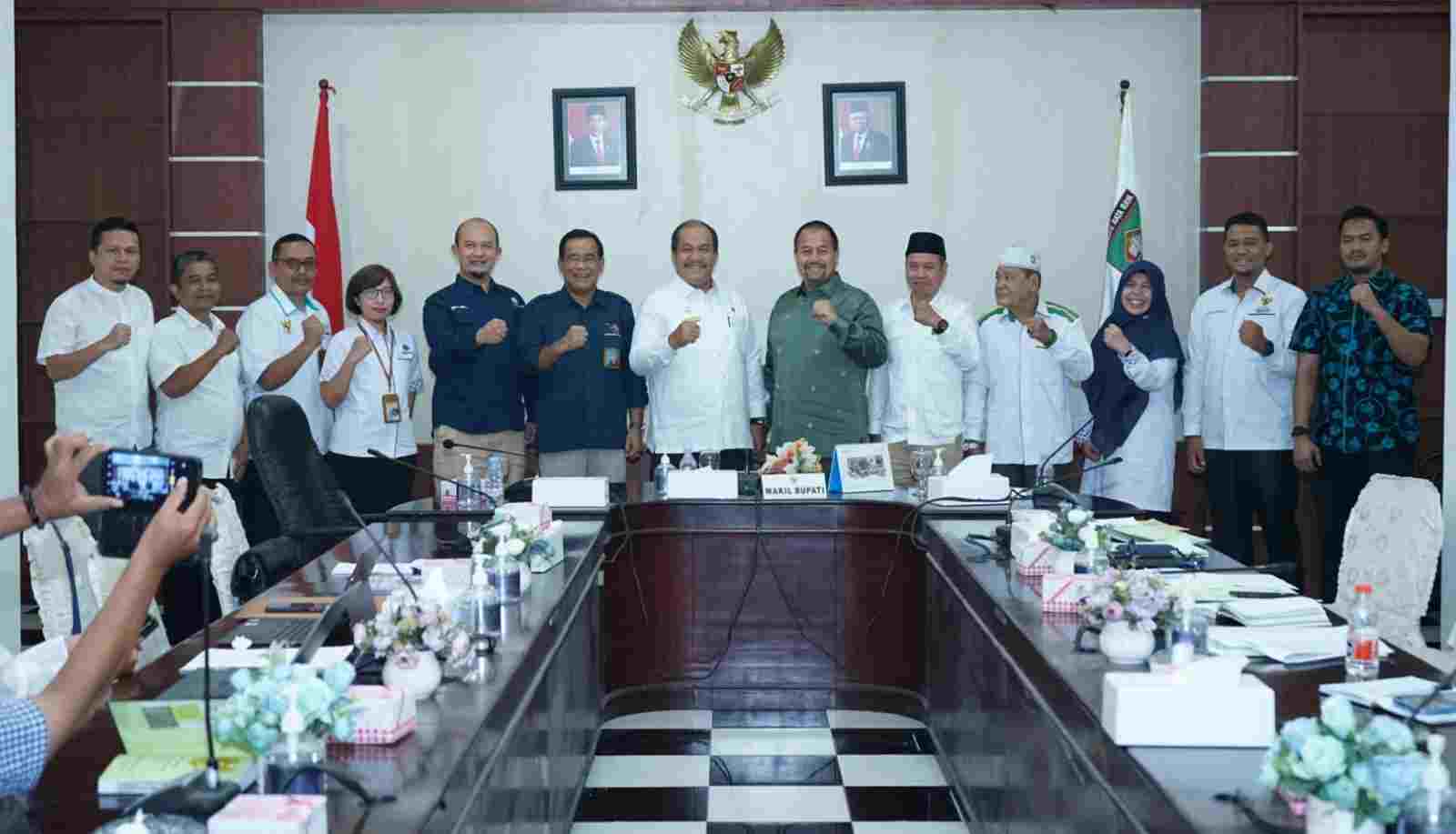 Wabup Taufik Terima Kepala BBVP Medan Wabup Taufik Terima Kepala BBVP Medan