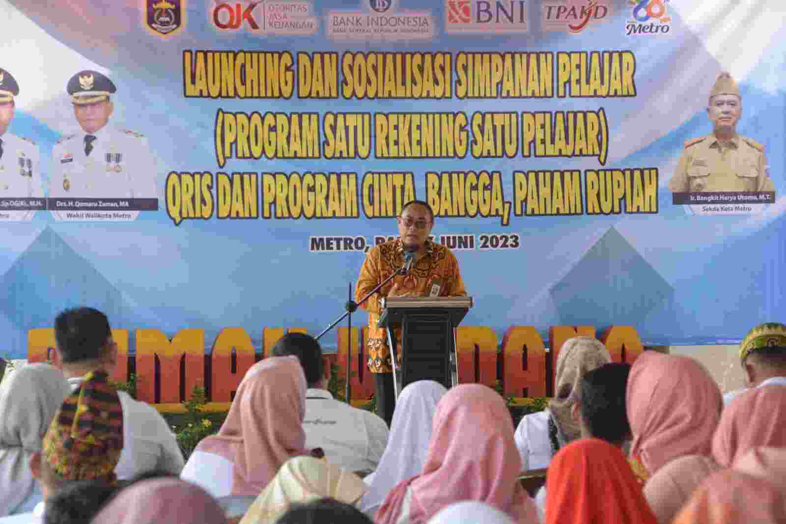 OJK Lampung melalui Program TPAKD Kota Metro Luncurkan Program KEJAR OJK Lampung melalui Program TPAKD Kota Metro Luncurkan Program KEJAR
