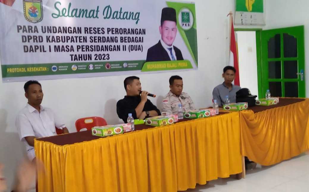 Anggota DPRD Sergai M Rajali Prima Gelar Reses di Desa Pematang Tatal Anggota DPRD Sergai M Rajali Prima Gelar Reses di Desa Pematang Tatal