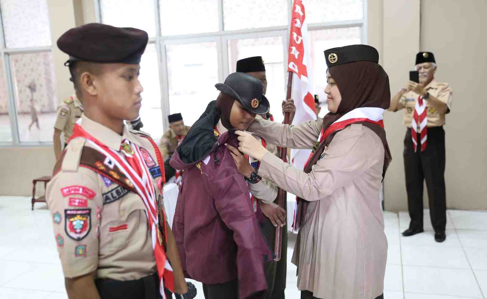 Wagub Chusnunia Lepas Kontingen Pramuka Lampung Ikuti Lomba Tingkat V Nasional 2023 Wagub Chusnunia Lepas Kontingen Pramuka Lampung Ikuti Lomba Tingkat V Nasional 2023