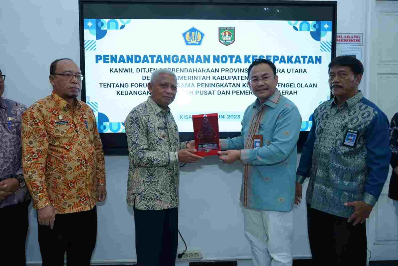Pemkab Asahan MoU Dengan Kanwil Ditjen Perbendaharaan Provsu Pemkab Asahan MoU Dengan Kanwil Ditjen Perbendaharaan Provsu