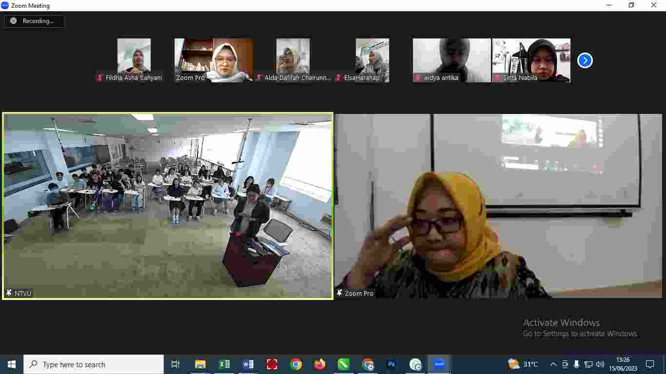 IIB Darmajaya Bersama NTVU, Tiongkok Gelar Collaborative Teaching IIB Darmajaya Bersama NTVU, Tiongkok Gelar Collaborative Teaching